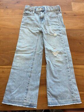 Old Navy- light blue denim with a wide-leg cut